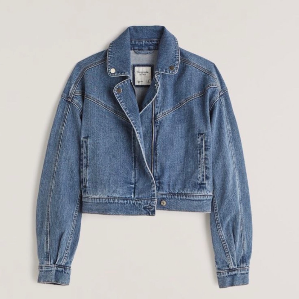 Abercrombie Cropped Denim Jacket